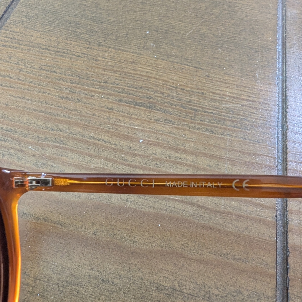 Gucci Brown Sunglasses with Case - Picture 4 of 5